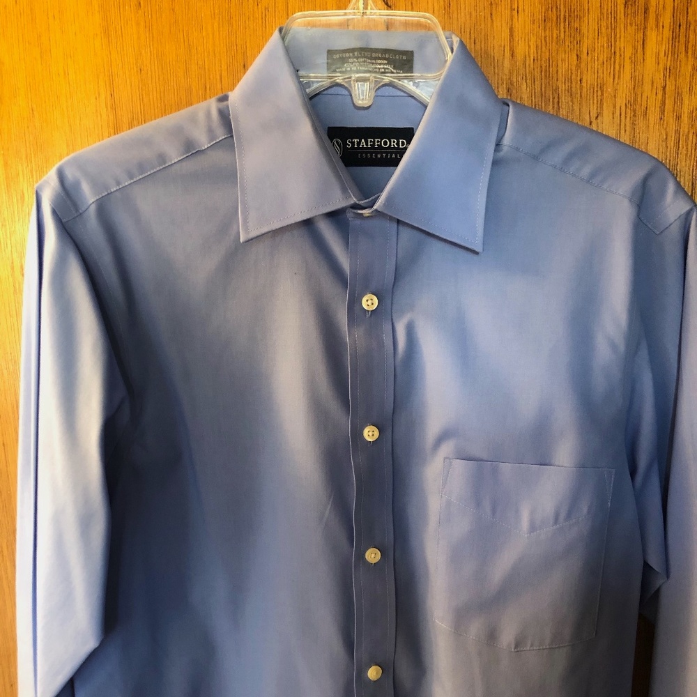 Men's Gray Solid Cotton Dress Shirt